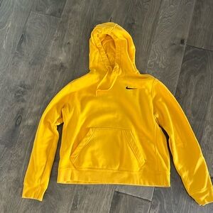 Nike hoodie yellow size M